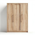 Armoire en bois clair avec portes coulissantes dimensions 80 x 40 x 120cm